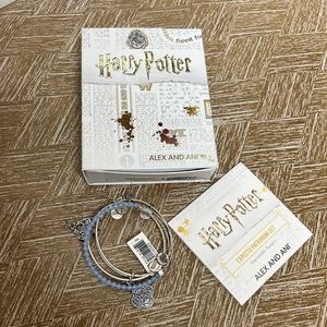 Alex & Ani Harry Potter Expecto Patronum Charm Silver Bracelet Set of 3